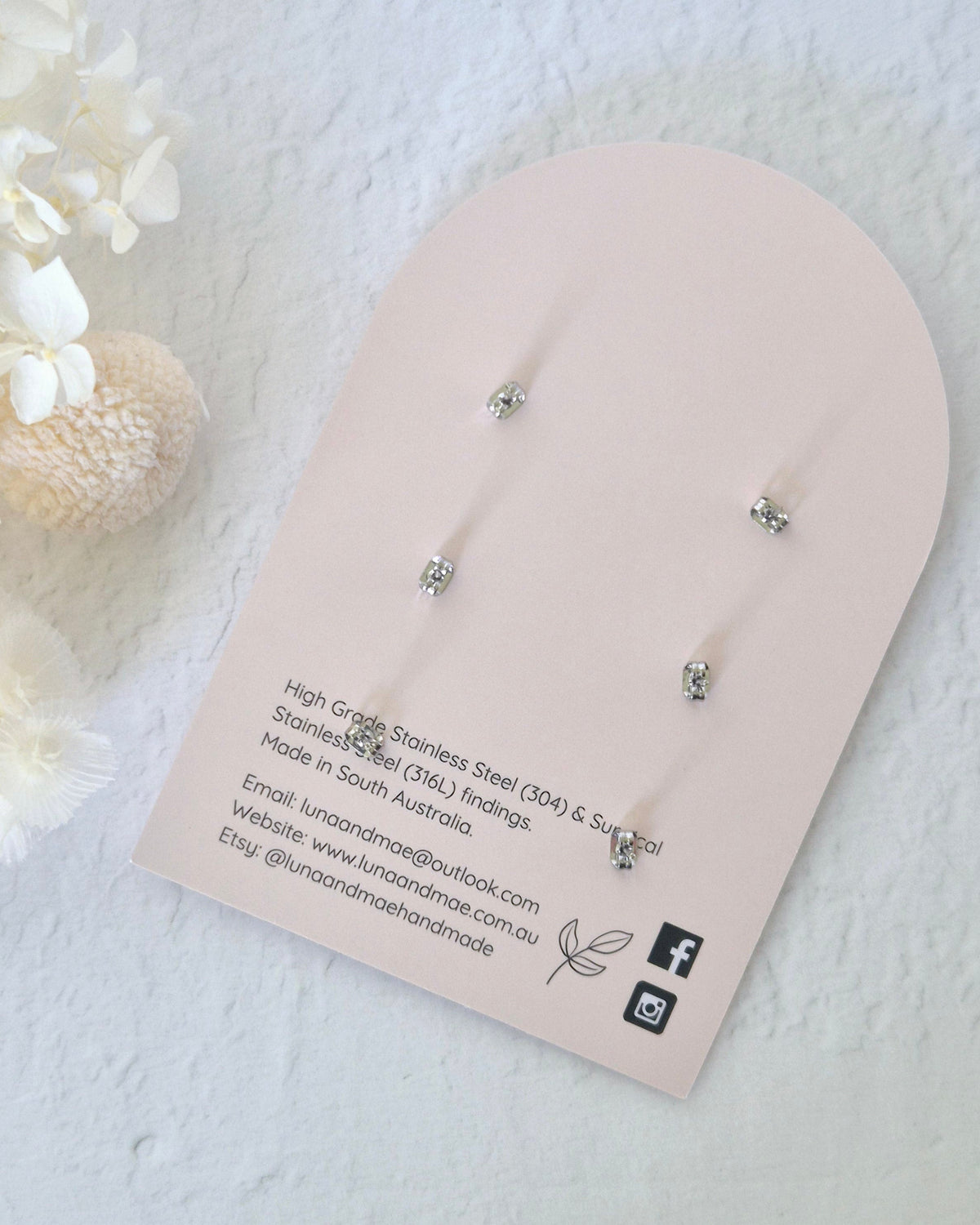 Garden Trio Stud Earring Pack #3