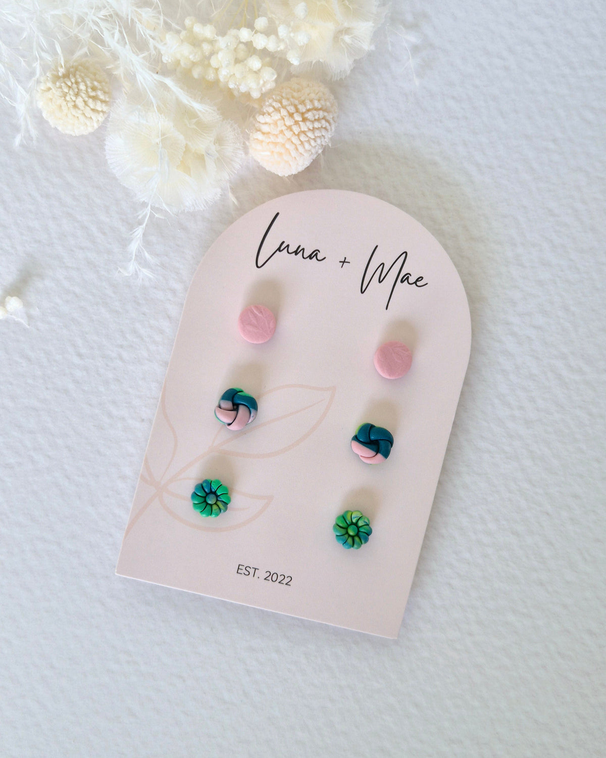 Garden Trio Stud Earring Pack #1