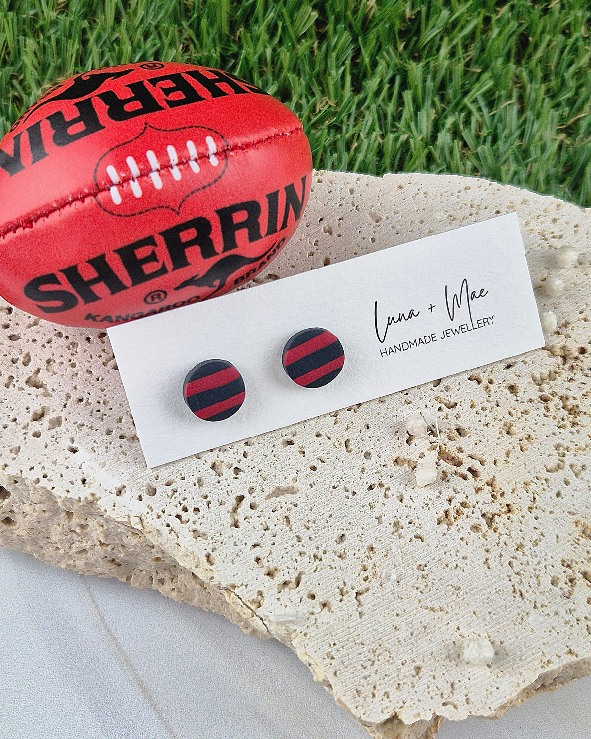 Uraidla + Echunga (Melbourne AFL + Norwood SANFL) Football Studs