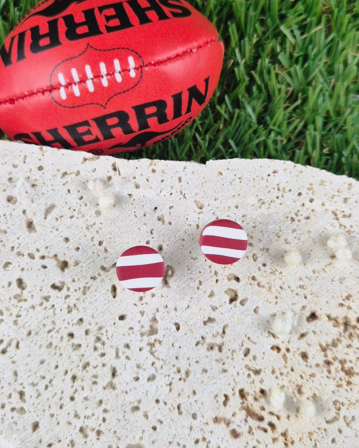 Strathalbyn + Mount Lofty (Sydney Swans AFL + North Adelaide SANFL) Football Studs