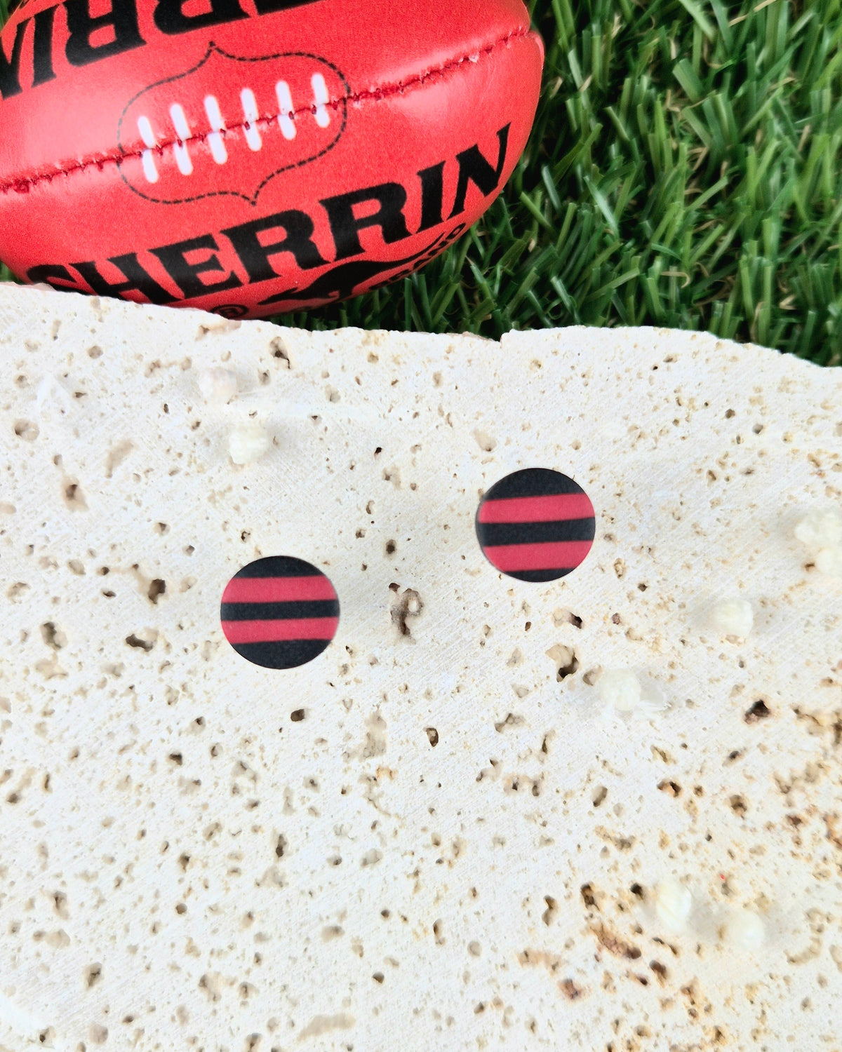 Macclesfield (Essendon AFL + West Adelaide SANFL) Football Studs
