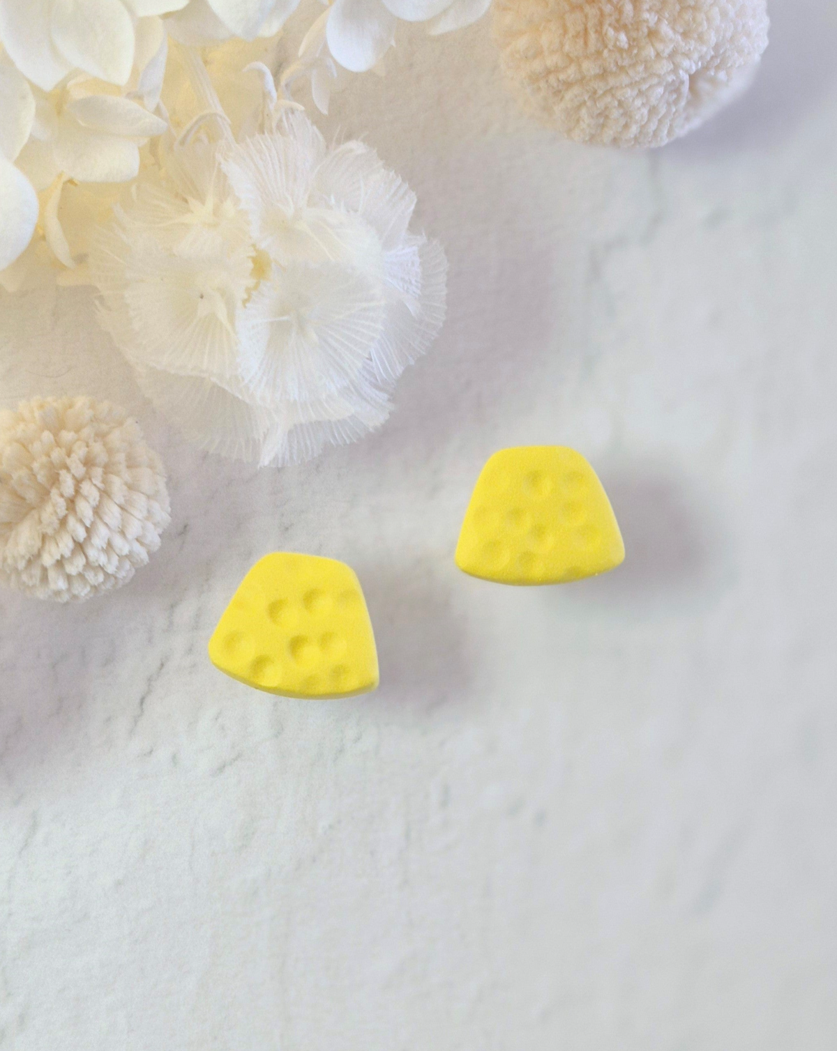 Teacher Yellow Stud Earrings