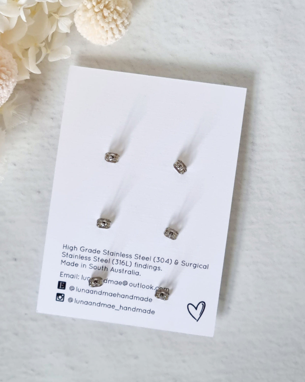 Garden Trio Stud Earring Pack #5