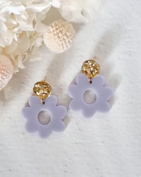Daisy Purple Dangle - Luna + Mae