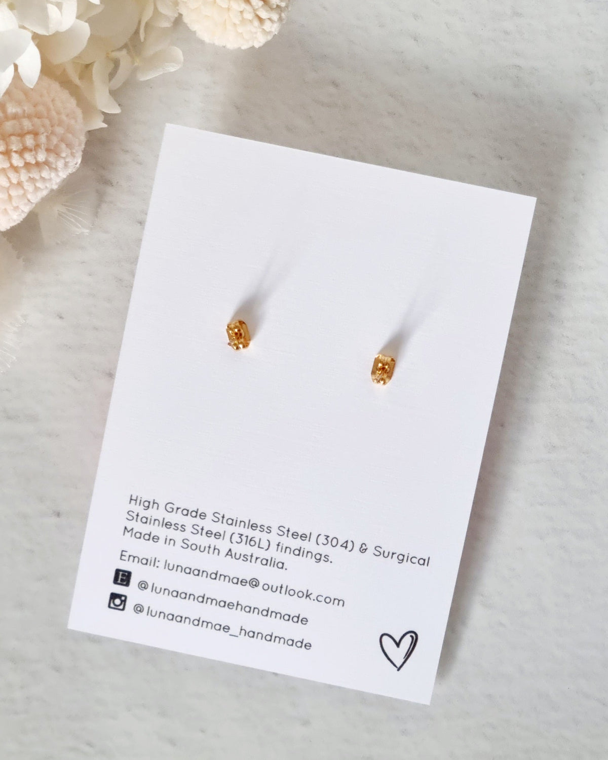 Christmas Tree Gold Glitter Dangle Earrings