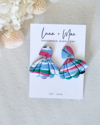 Saxe Scallop Dangle Earrings