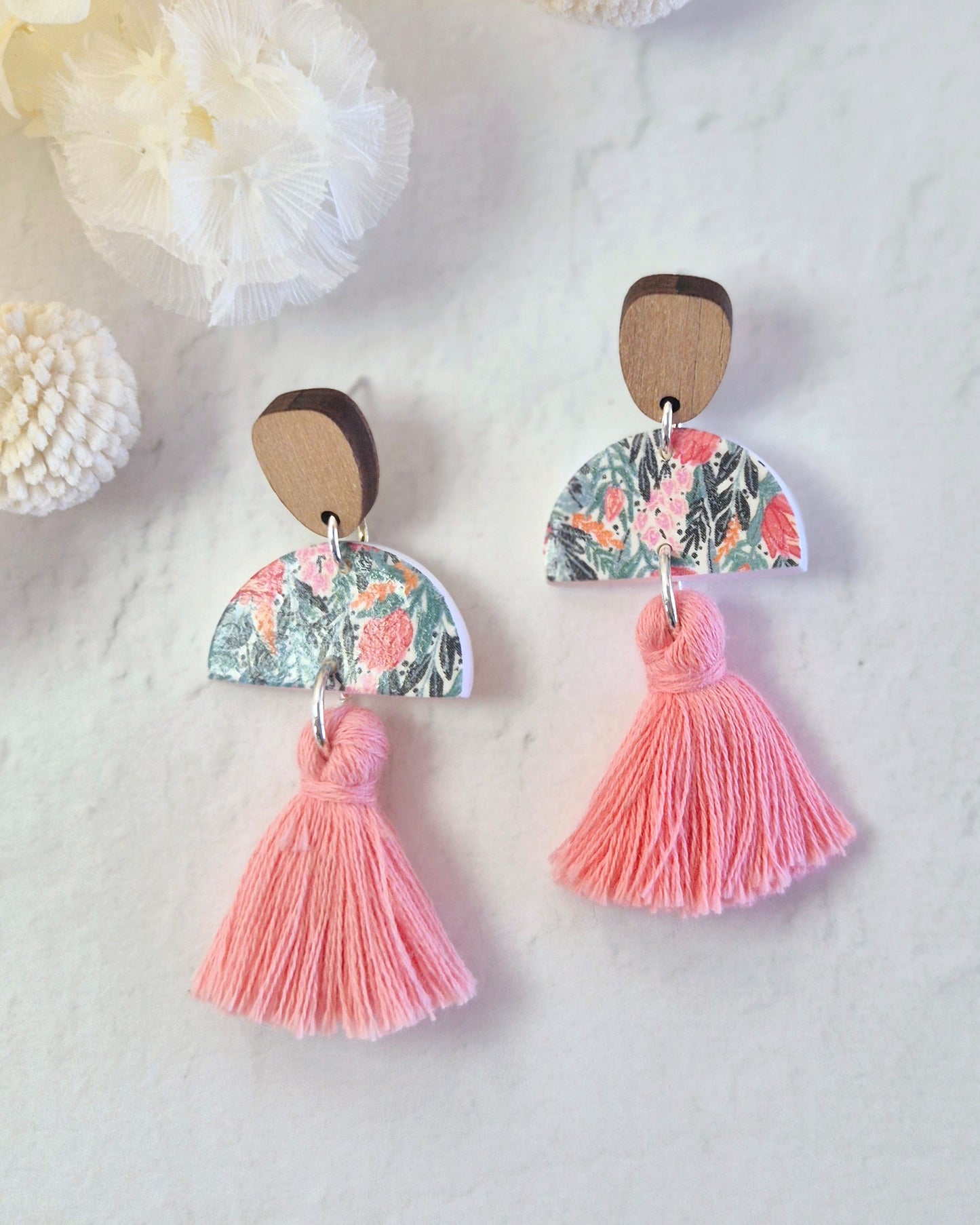 Tassel Garden Pink Dangle