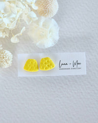 Teacher Yellow Stud Earrings
