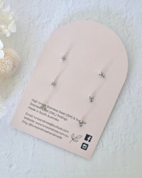 Summer Floral Trio Stud Pack #5