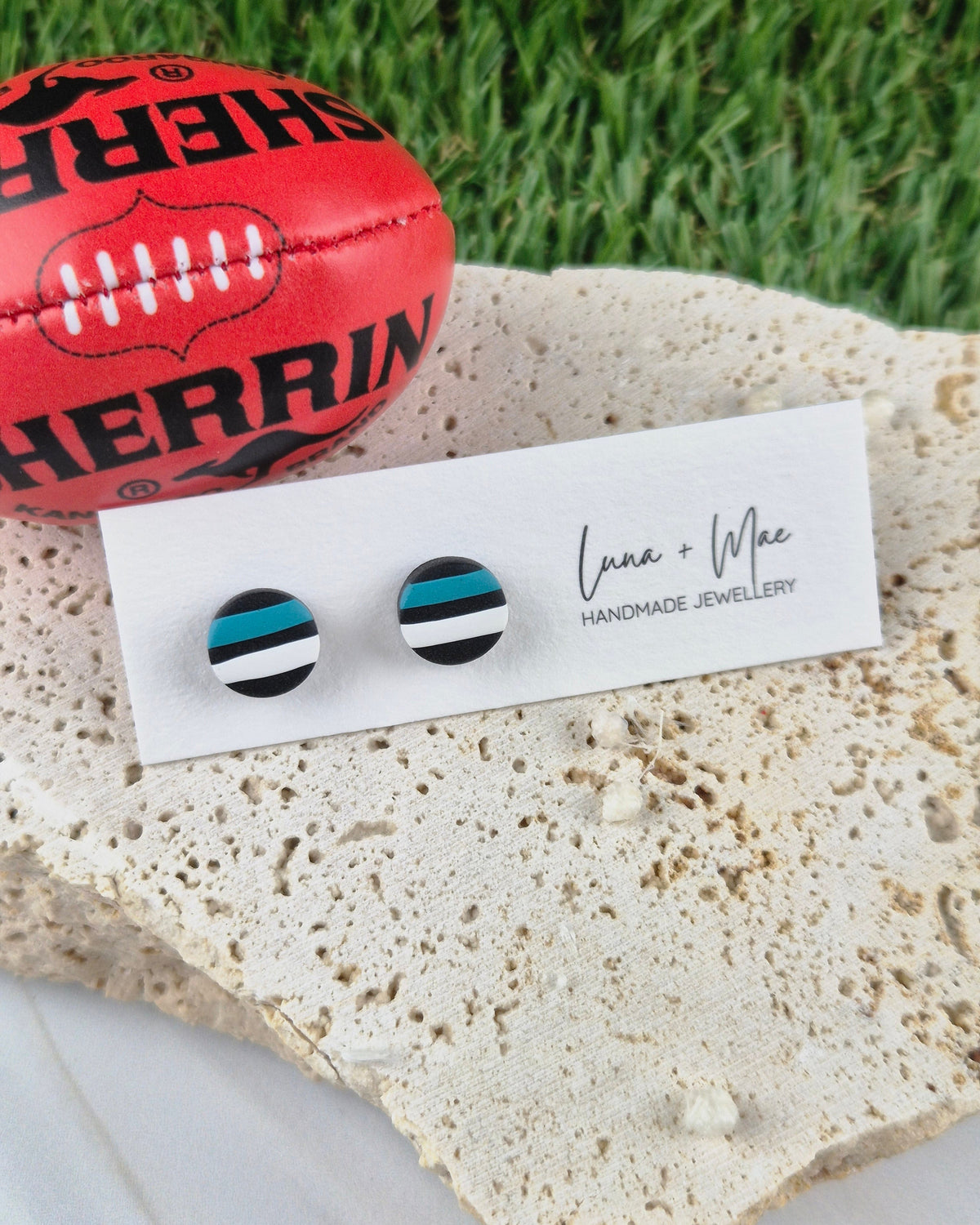 Port Power AFL Football Studs
