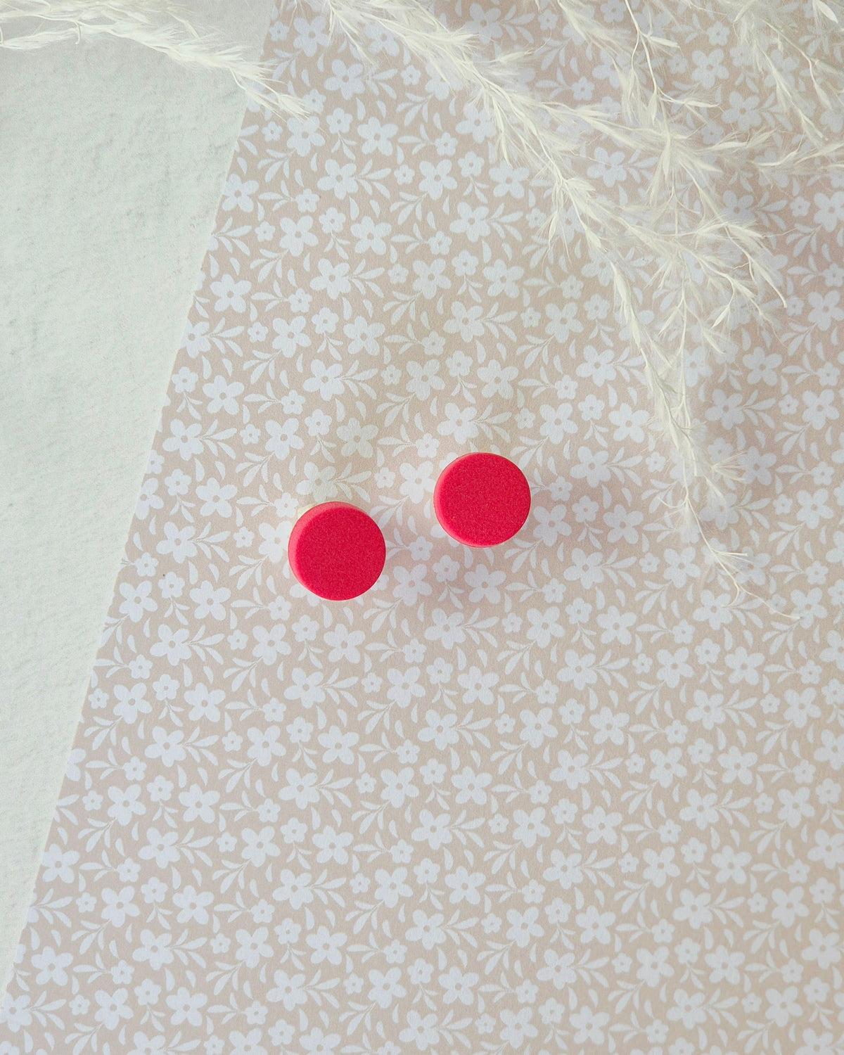 Plain Circular Studs 'Choose Your Own Colour'