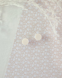 Plain Circular Studs 'Choose Your Own Colour'