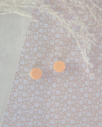 Plain Circular Studs 'Choose Your Own Colour'