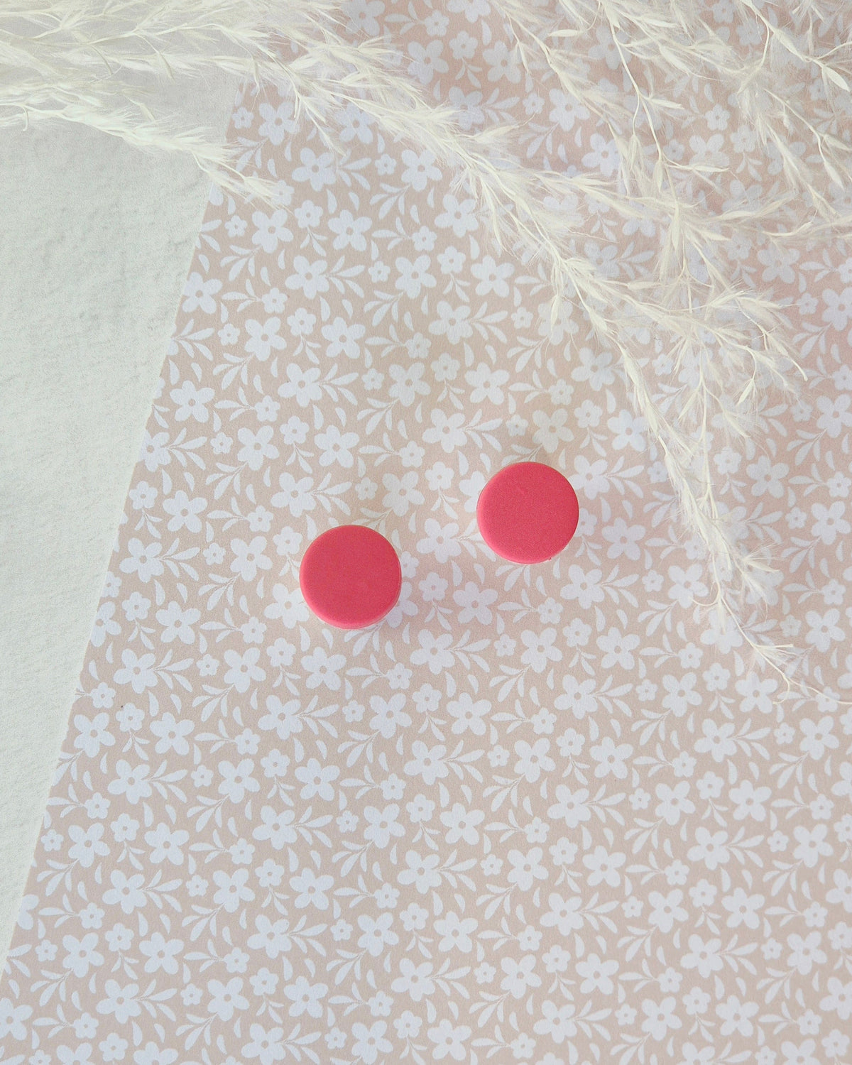 Plain Circular Studs 'Choose Your Own Colour'