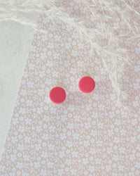 Plain Circular Studs 'Choose Your Own Colour'