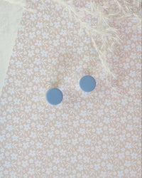 Plain Circular Studs 'Choose Your Own Colour'