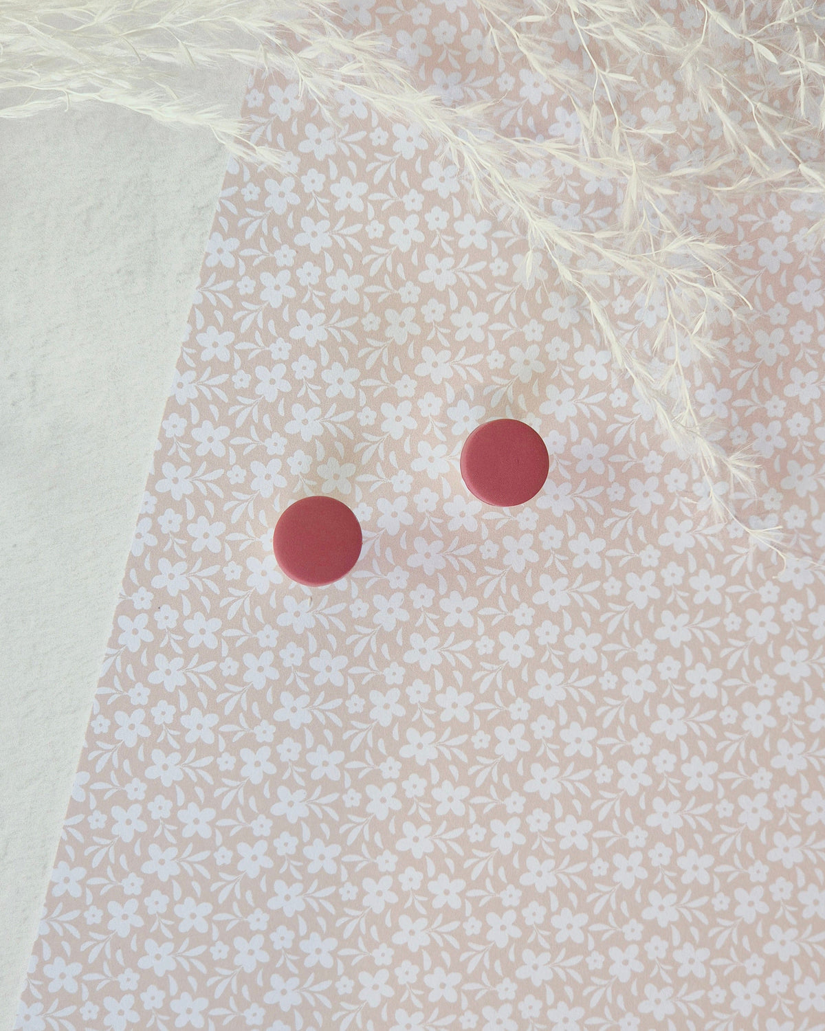 Plain Circular Studs 'Choose Your Own Colour'