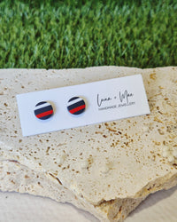Sydney Roosters (NRL) Football Studs Luna + Mae