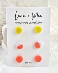 Trio Stud Earring Pack #1