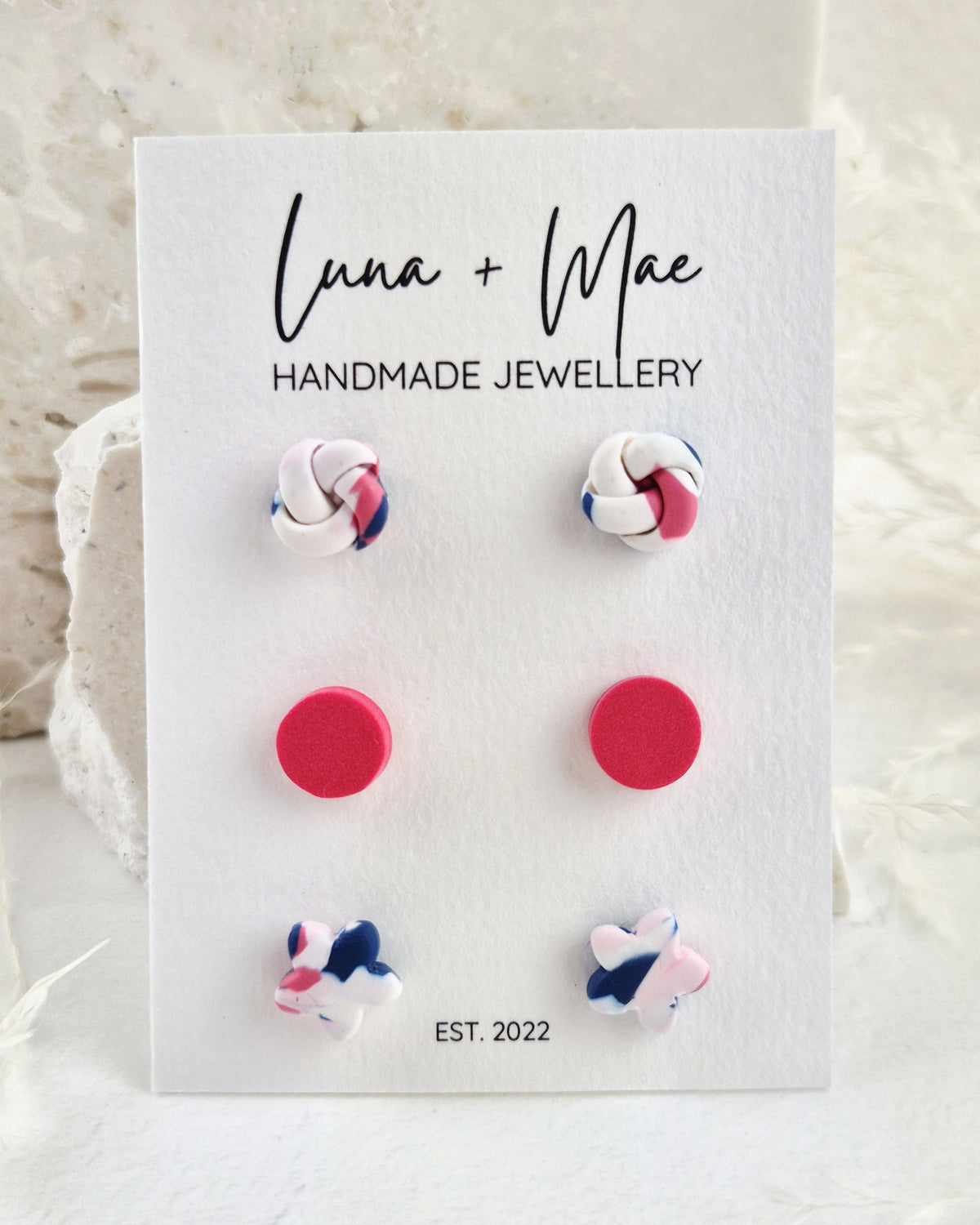 Trio Flower Stud Pack #2