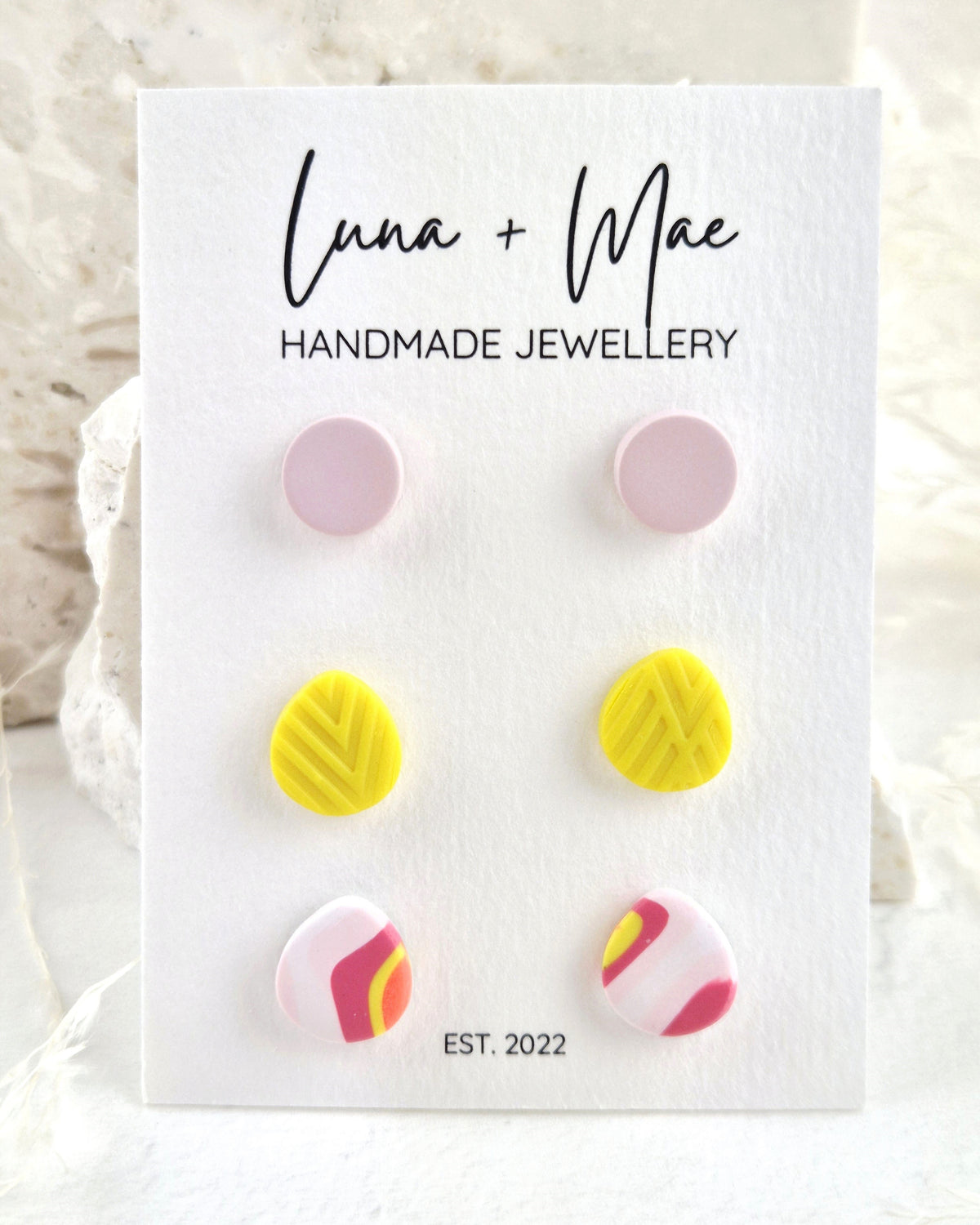 Trio Stud Earring Pack #5