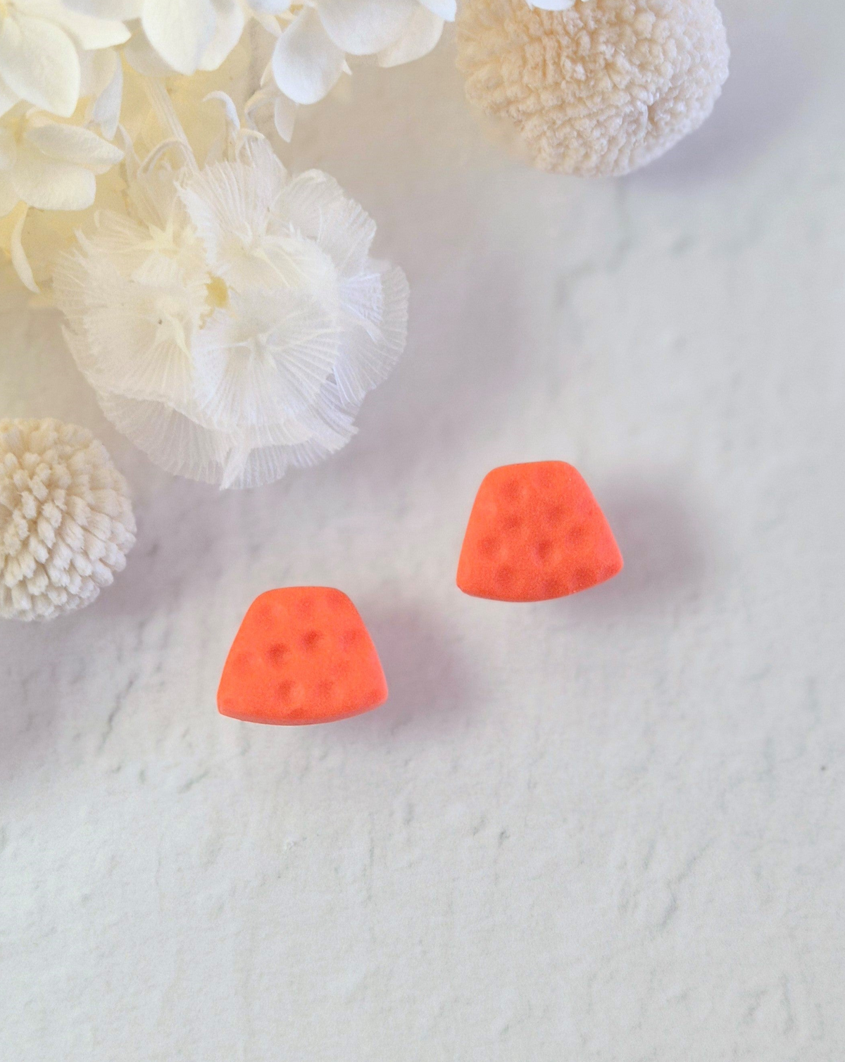 Teacher Orange Stud Earrings