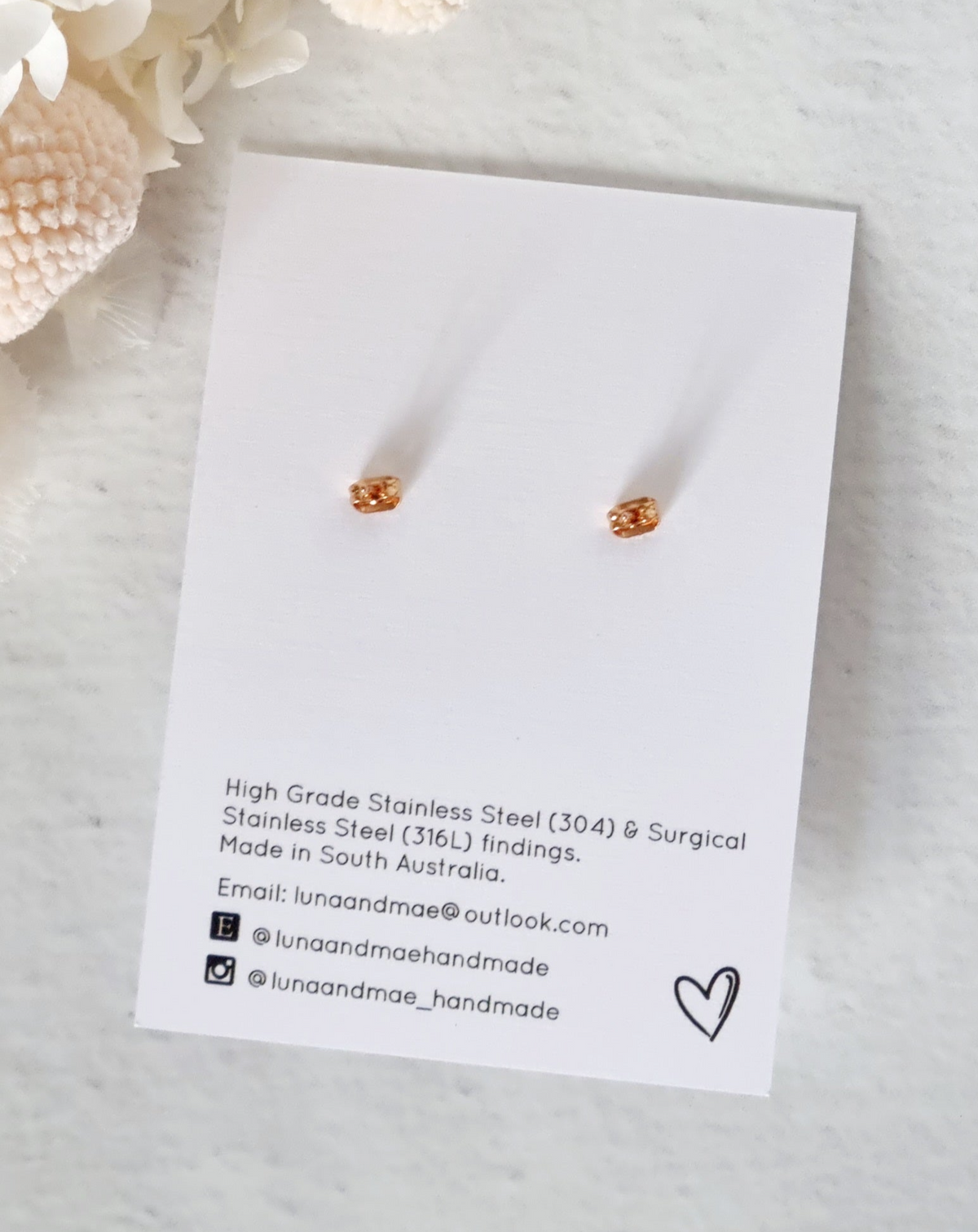 Lumiere Blush Pink Dangle Earrings